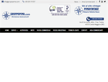 Tablet Screenshot of gruppopima.com